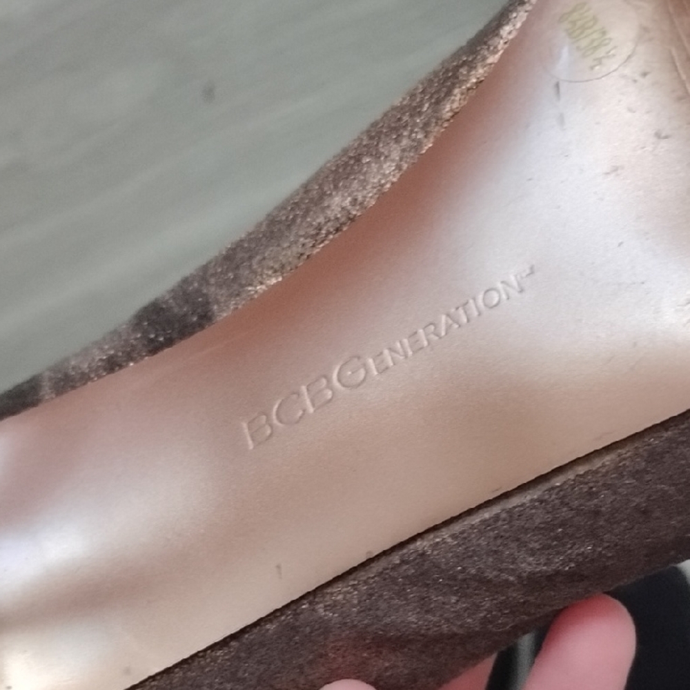 BCBGeneration Metallic Bronze Platform Pumps - image 5